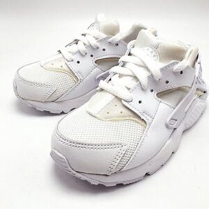 Nike Huarache Kids White and Cream Athletic Sneakers